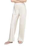 Vince Satin Bias Cut Pants In Neutral