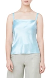 Vince Cowl Neck Cami In Blue