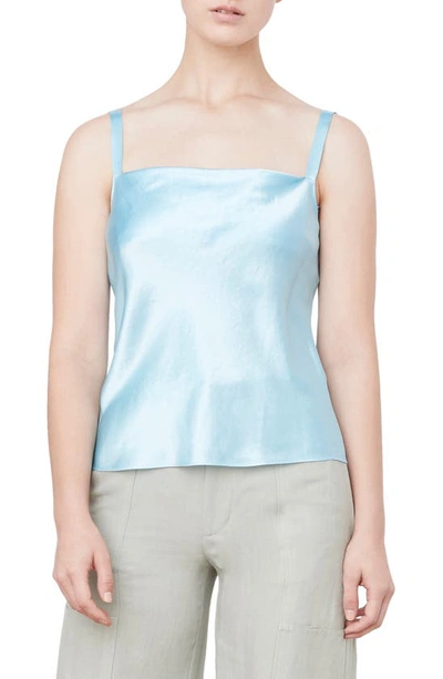 Vince Cowl Neck Cami In Blue