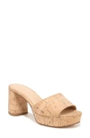 Veronica Beard Daliplatlow Cork Mule Sandals In Tan