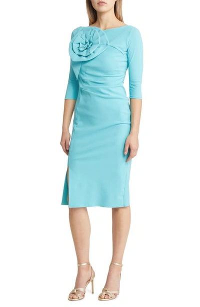 Chiara Boni La Petite Robe Large Flower Sheath Dress In 550