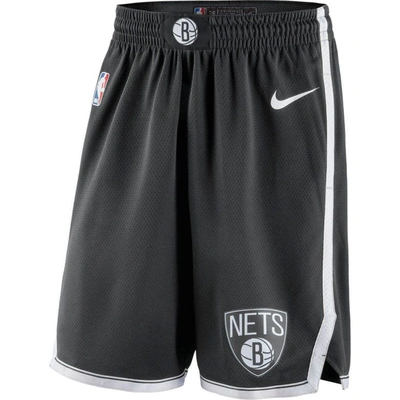Nike Nba Sw 19-20 Brooklyn Nets Icon Edition Swingman Shorts Black
