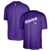 NIKE NIKE PURPLE PHOENIX SUNS HARDWOOD CLASSICS PREGAME WARMUP SHOOTING PERFORMANCE T-SHIRT