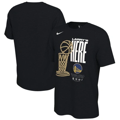Nike Black Golden State Warriors 2022 Nba Finals Champions Trophy Celebration T-shirt