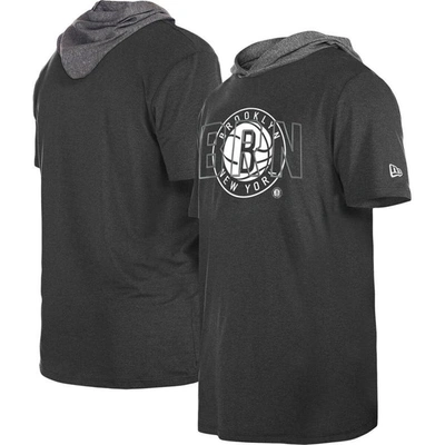New Era Black Brooklyn Nets Active Hoodie T-shirt