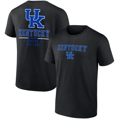 Fanatics Branded Black Kentucky Wildcats Game Day 2-hit T-shirt