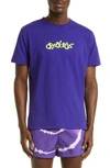Off-white Logo-print T-shirt In Purple Lime