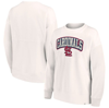 Fanatics Branded Cream St. Louis Cardinals Leopard Pullover Sweatshirt In Cream