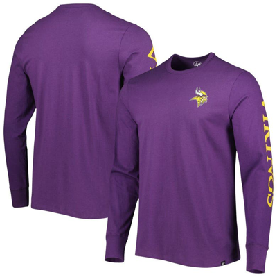 47 ' Purple Minnesota Vikings Franklin Long Sleeve T-shirt