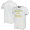 47 '47 HEATHERED GRAY LOS ANGELES CHARGERS DOZER FRANKLIN LIGHTWEIGHT T-SHIRT