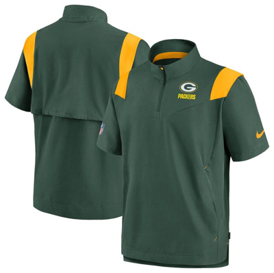 Nike Men's Sideline Coach Lockup (nfl Green Bay Packers) Short-sleeve Jacket