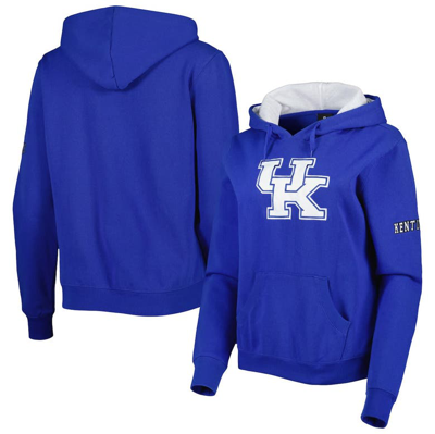 STADIUM ATHLETIC STADIUM ATHLETIC ROYAL KENTUCKY WILDCATS BIG LOGO PULLOVER HOODIE