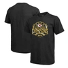 MAJESTIC MAJESTIC THREADS BLACK KANSAS CITY CHIEFS SUPER BOWL LVII CHAMPIONS LUXE FOIL TRI-BLEND T-SHIRT