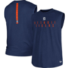 NEW ERA NEW ERA HEATHER NAVY DETROIT TIGERS TEAM MUSCLE TANK TOP