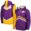 Mitchell & Ness Men's  Purple Los Angeles Lakers Undeniable Full-zip Windbreaker Jacket In Purple