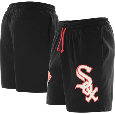 New Era Black Chicago White Sox Color Pack Knit Shorts