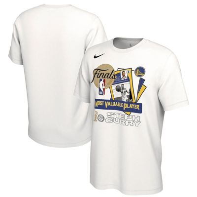 Nike Stephen Curry White Golden State Warriors 2022 Nba Finals Champions Mvp T-shirt