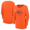 NIKE NIKE ORANGE CHICAGO BEARS REWIND PLAYBACK ICON PERFORMANCE PULLOVER SWEATSHIRT