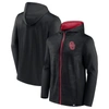 Fanatics Branded Black Oklahoma Sooners Ball Carrier Full-zip Hoodie In Black