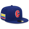 NEW ERA NEW ERA  BLUE COLOMBIA BASEBALL 2023 WORLD BASEBALL CLASSIC 59FIFTY FITTED HAT