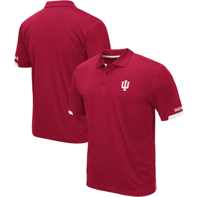 Colosseum Men's  Crimson Oklahoma Sooners Big And Tall Santry Polo Shirt