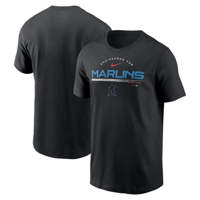 Nike Black Miami Marlins Team Engineered Performance T-shirt