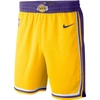 NIKE NIKE GOLD 2019/20 LOS ANGELES LAKERS ICON EDITION SWINGMAN SHORTS