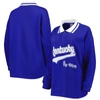 GAMEDAY COUTURE GAMEDAY COUTURE ROYAL KENTUCKY WILDCATS HAPPY HOUR LONG SLEEVE POLO