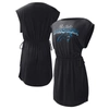 G-III 4HER BY CARL BANKS G-III 4HER BY CARL BANKS BLACK CAROLINA PANTHERS G.O.A.T. SWIMSUIT COVER-UP