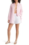 Lilly Pulitzer Sea View Swim Cover-up In Pink Blossom