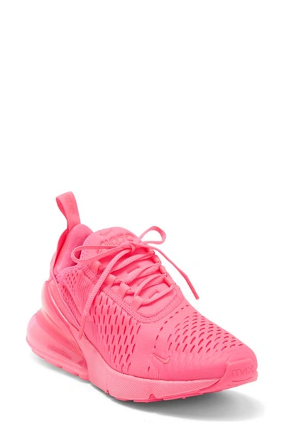 Nike Air Max 270 Sneaker In Hyper Pink/ Hyper Pink-white