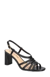 Bella Vita Women's Gretta Heeled Sandals In Black Leather