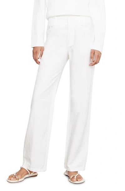 Vince Cropped Wide-leg Lounge Pants In White