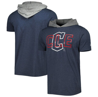 New Era Navy Cleveland Guardians Team Hoodie T-shirt