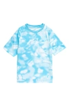 Nike Dri-fit Multi+ Big Kids' (boys') Printed Training Top In Blue