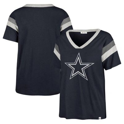 47 ' Navy Dallas Cowboys Phoenix V-neck T-shirt