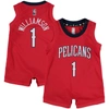 NIKE INFANT NIKE ZION WILLIAMSON RED NEW ORLEANS PELICANS REPLICA JERSEY