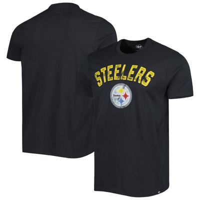 47 ' Black Pittsburgh Steelers All Arch Franklin T-shirt