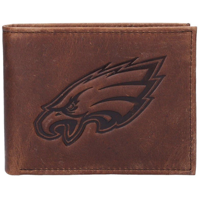 Evergreen Enterprises Brown Philadelphia Eagles Bifold Leather Wallet