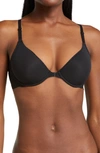 Natori Underwire Front Close Contour Bra In Black