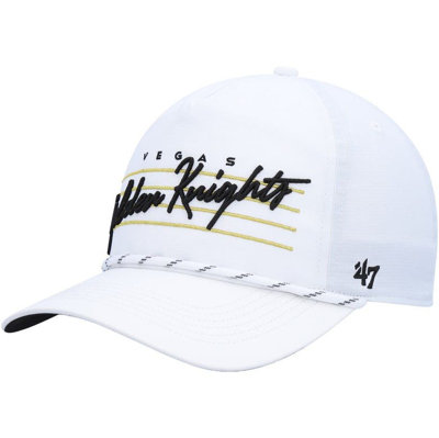 47 ' White Vegas Golden Knights Downburst Hitch Snapback Hat
