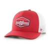 47 '47 RED/WHITE WASHINGTON NATIONALS BURGESS TRUCKER SNAPBACK HAT