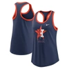 Nike Navy Houston Astros Tech Tank Top In Navy