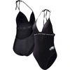 G-iii 4her By Carl Banks Black Philadelphia Eagles Full Count One-piece Swimsuit In Black
