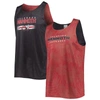 Foco Men's  Red, Black Colorado Mammoth Reversible Mesh Tank Top In Red