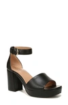 Naturalizer Pearlyn Ankle Strap Platform Sandal In Black