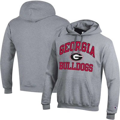 Champion Heather Gray Georgia Bulldogs High Motor Pullover Hoodie