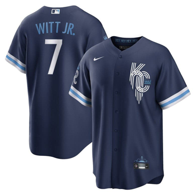Nike Bobby Witt Jr. Navy Kansas City Royals 2022 City Connect Replica Player Jersey