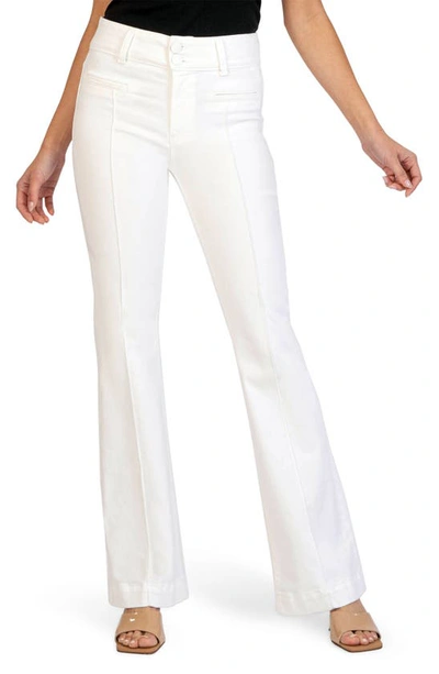 Kut From The Kloth Ana High Waist Flare Jeans In White