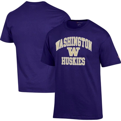 Champion Purple Washington Huskies High Motor T-shirt